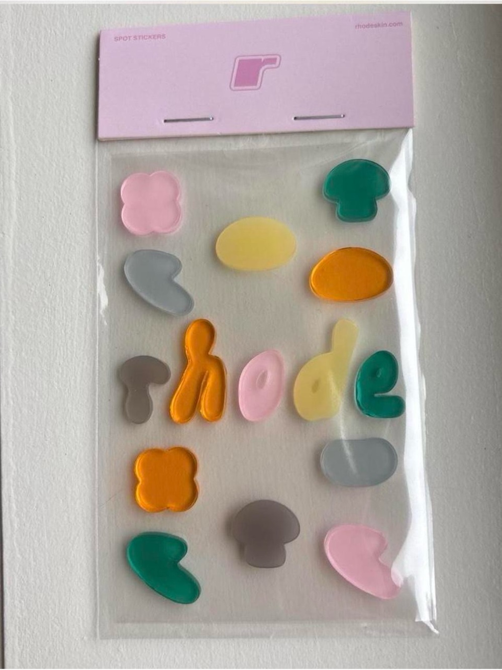 Rhode window stickers (not skin care)